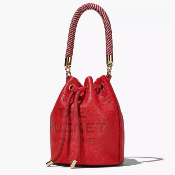 NWT Marc Jacobs Red Bucket Bag - Picture 8 of 15